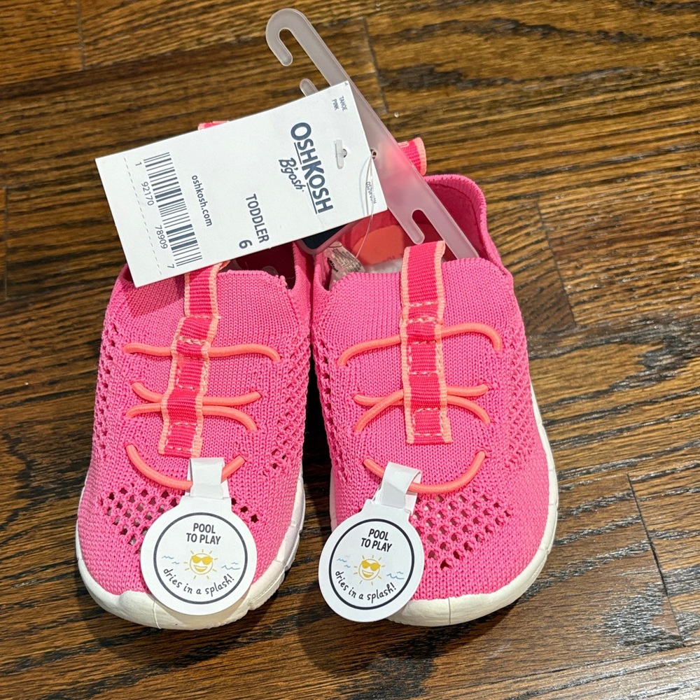 OshKosh B'gosh Vibrant Pink Water Shoes